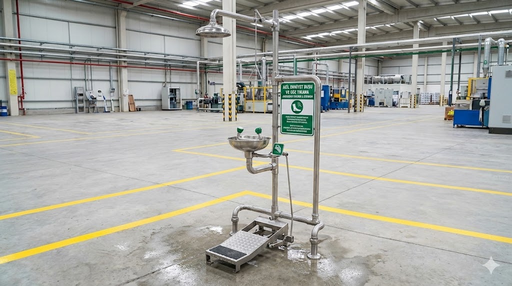 Ayak Kumandalı Kombine Göz Boy Duşu