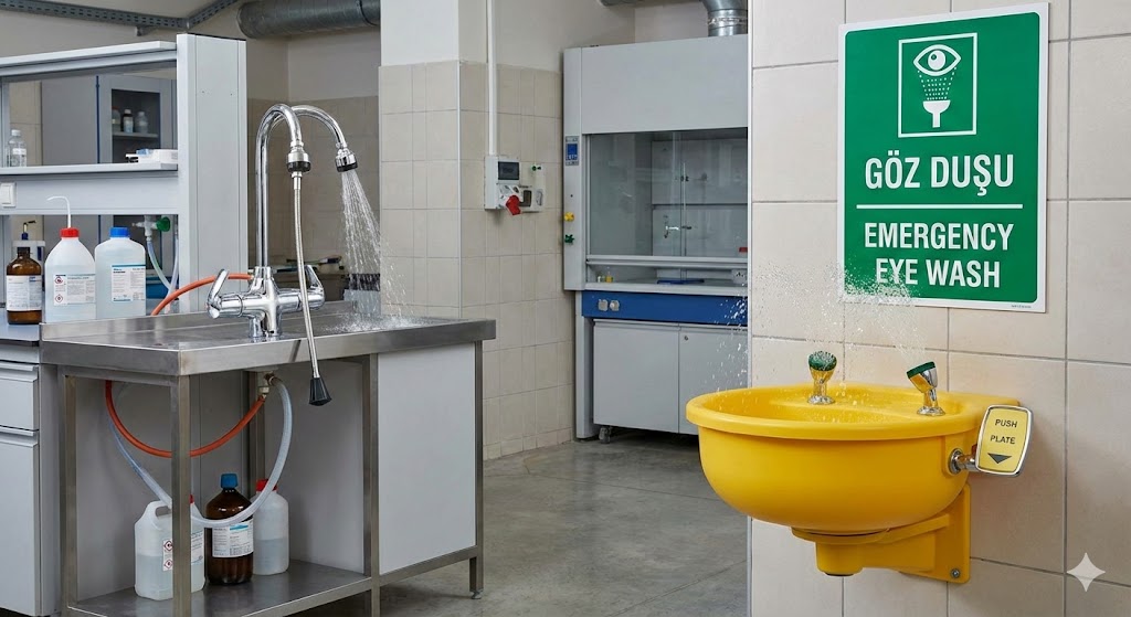 Duvar Tipi Göz Duşu